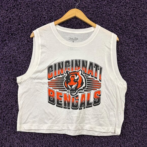 Cincinnati Bengals Team Spirit NFL Rivalry Crop Tank Top XL - Picture 1 of 4